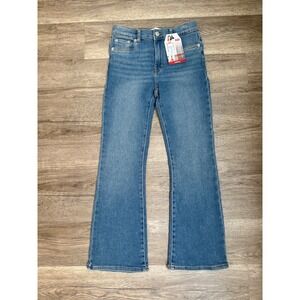 NWT Levi's 726 High Rise Flare Jeans Girls Size 10 Light Wash Stretch Denim